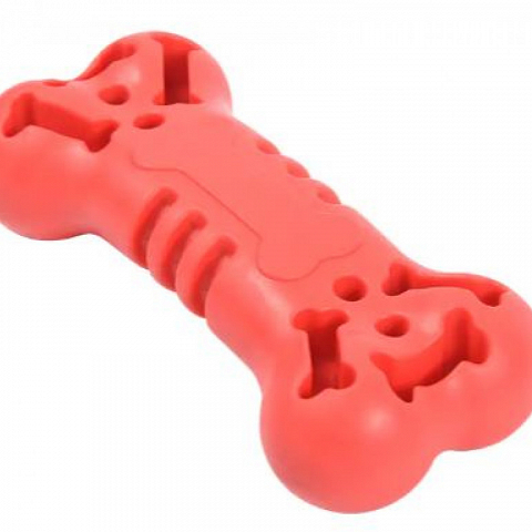 Natural TPR Dog Chew Pet Toys Can Put Food