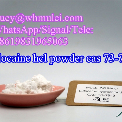 Lidocaine hcl powder cas 73-78-9 for pain relief 100% pass customs to Canada USA Europe