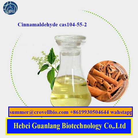 Cinnamaldehyde supplier CAS 104-55-2 (sales4@crovellbio.com)