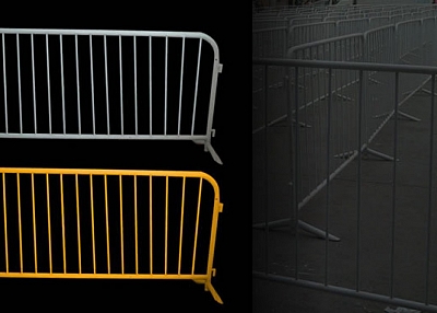 Galvanised Steel Tube Railing Fence Panels