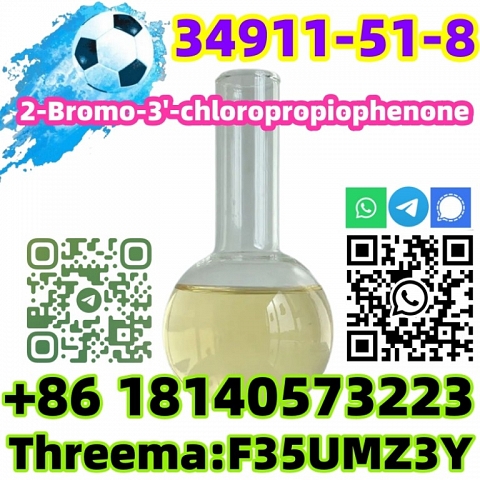 Buy Manufacturer High Quality CAS 34911-51-8 2-Bromo-3'-chloropropiophen with Safe Delivery