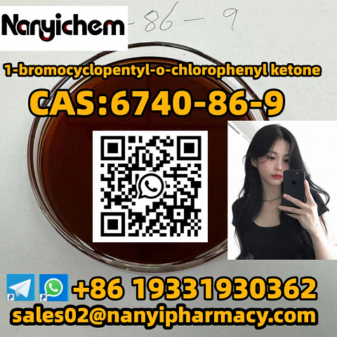 CAS  6740-86-9    1-bromocyclopentyl-o-chlorophenyl ketone 