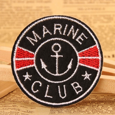 Custom Embroidered Patches | Marine Club Embroidered Patches