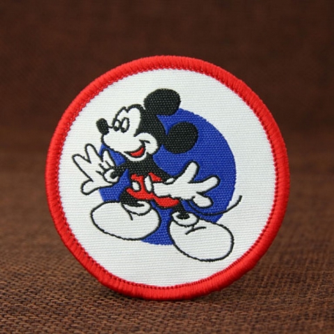 Mickey Mouse Custom Printed Patches