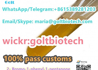 Russia warehouse 2-bromo-1-phenylpentan-1-one Cas 49851-31-2 Wickr:goltbiotech