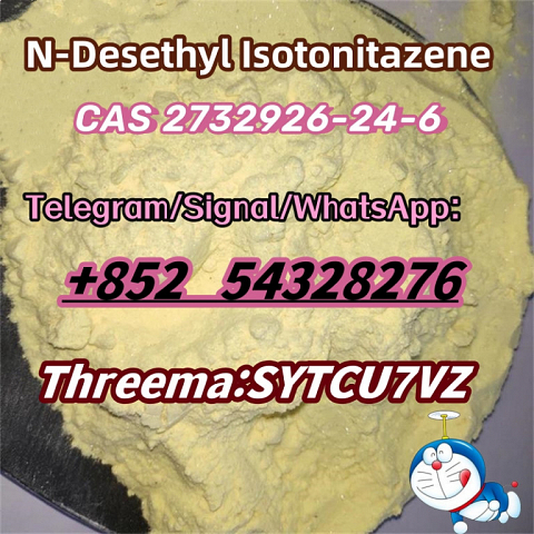 sell CAS 2732926-24-6 N-Desethyl Isotonitazene WhatsApp:+852 54328276