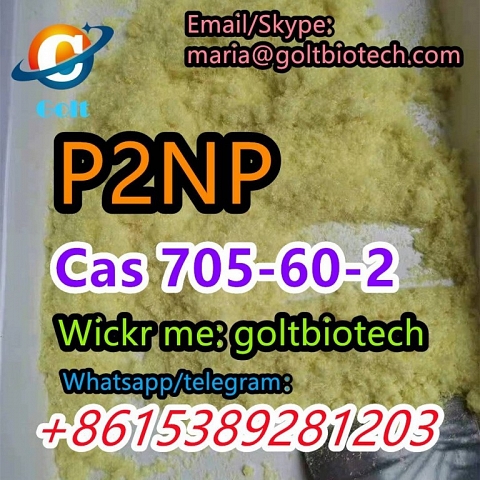 P2NP 1-Phenyl-2-nitropropene Cas 705-60-2 p2np yellow crystalline powder  Wickr me:goltbiotech