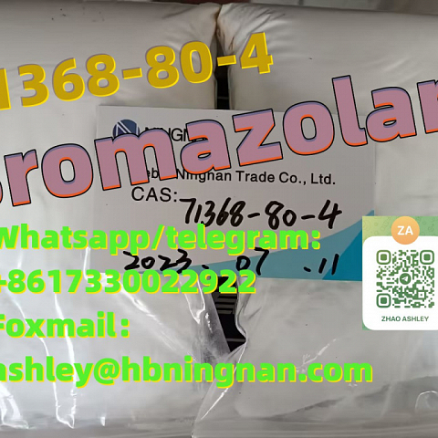 cas   71368-80-4 Bromazolam superior quality Pharmaceutical intermediate