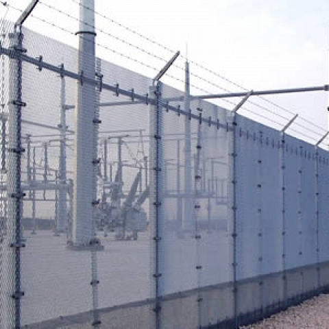 Expanded Metal Security Fence