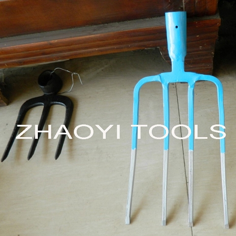 one leader maker in forging spading garden digging hay forks prong pitchforks  