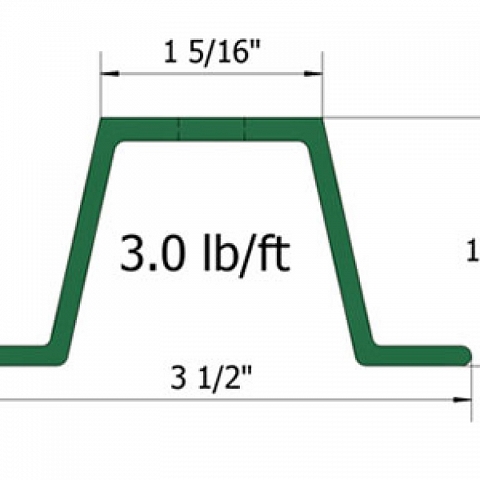 Super Heavy Duty U Channel Sign Post