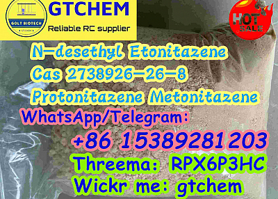 Strong Cas 2738926-26-8 Protonitazene Metonitazene powder price China provider Wickr: gtchem