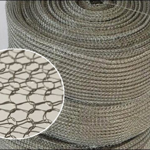 Galvanized Knitted Wire Mesh Fabric