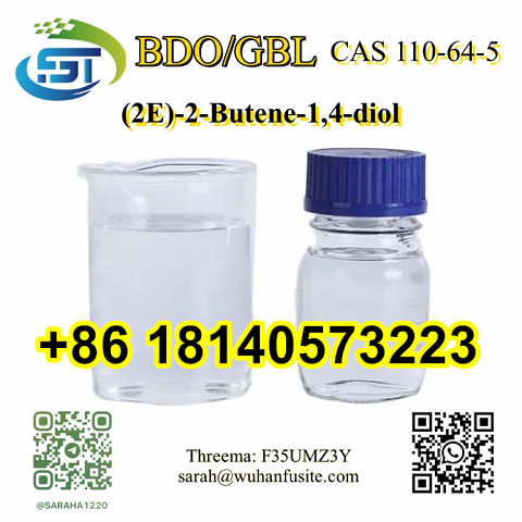 CAS 110-64-5 100% Safe Delivery BDO Liquid 2-Butene-1,4-diol in Stock