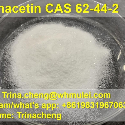 Shiny phenacetin powder crystal phenacetin supplier in China CAS 62-44-2