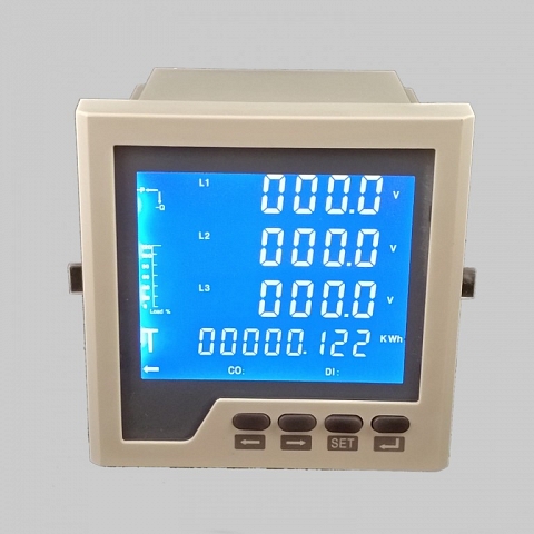 Where does the LCD multi-function digital power meter used for?