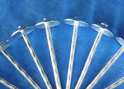 Roofing Nails-Spiral Nail, Umbrella Head Roofing Nail, Smooth Shank, Twisted Shank