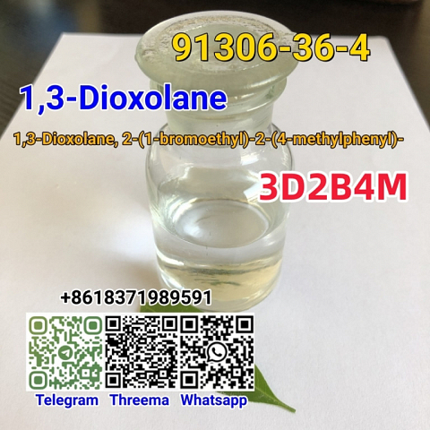 CAS 91306-36-4 Chemical Raw Material 2-(1-bromoethyl)-2-(p-tolyl)-1,3-dioxolane Yellow