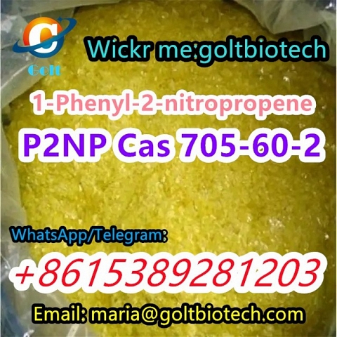 P2NP Best price P2NP Phenyl-2-nitropropene Cas 705-60-2 buy P2NP Wickr me:goltbiotech