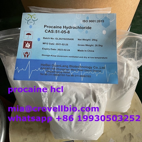 procaine supplier in China  whatsapp +86 19930503252 