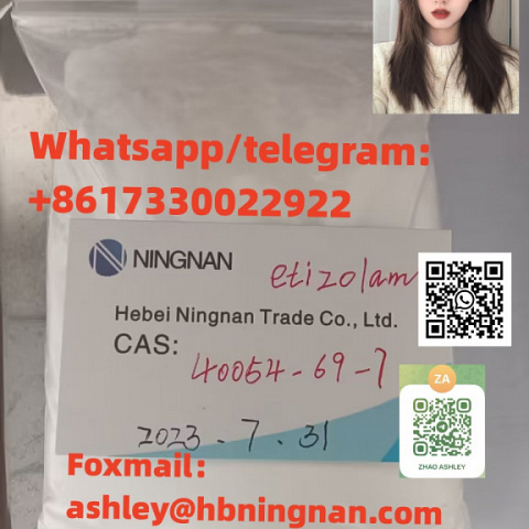 CAS 40054-69-1  Etizolam  superior quality Pharmaceutical intermediate