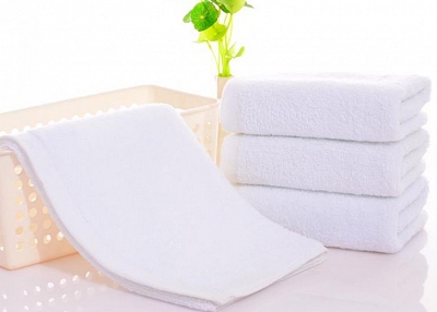   Hotel white towel