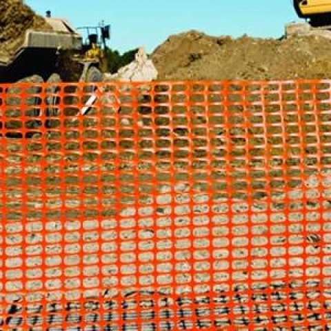 High Visible Orange Barrier Safety Temporary Fence