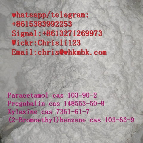 Email: chris@whkmbk Paracetamol cas 103-90-2 Pregabalin Xylazine cas 103-63-9