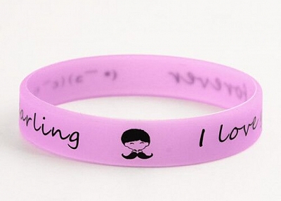 I love you forever wristbands