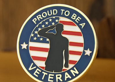 Veterans Day Custom Challenge Coins