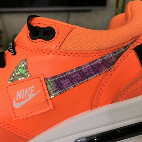 Nike Air Max 1 “Just do it ” 917691-800 in orange nike shoes on sale 50 off