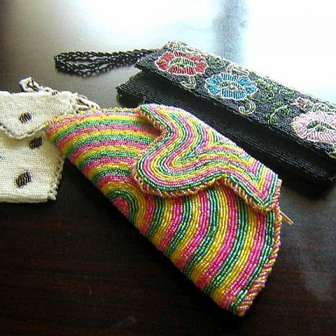 Hand Embroided Bags & Handmade Pearl Clutches & Cell Phone Pouches