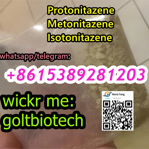 Fent analogues Protonitazene buy Metonitazene powder China supplier Wickr:goltbiotech