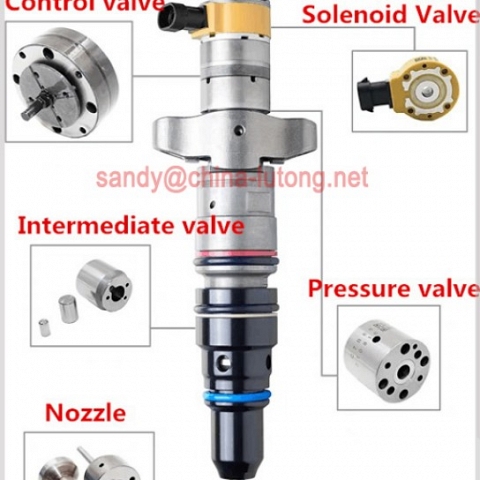 cat 3126b fuel injectors solenoid 128-6601 Caterpillar 3126B Injector Parts