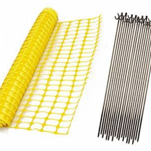  Yellow Barrier Fencing Mesh