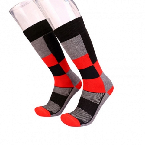 Performance cotton wool ski socks