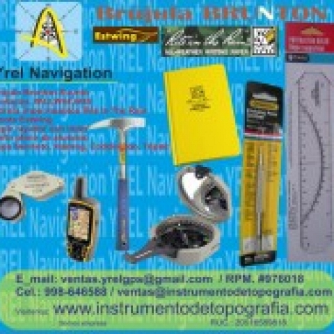 Venta de Brújula Brunton y accesorios de geología