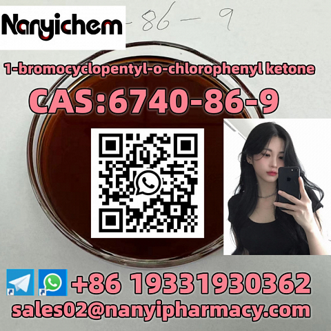 CAS 6740-86-9    1-bromocyclopentyl-o-chlorophenyl ketone 