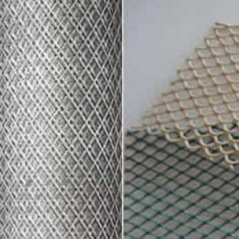 Expanded Aluminum Mesh Panels