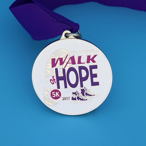 Walk of Hope 5K Race Medals