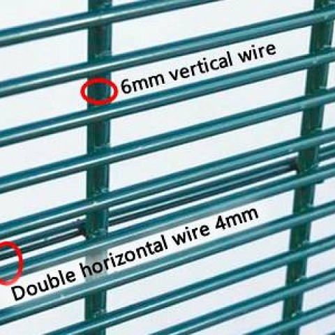 Welded Double Wire Fence