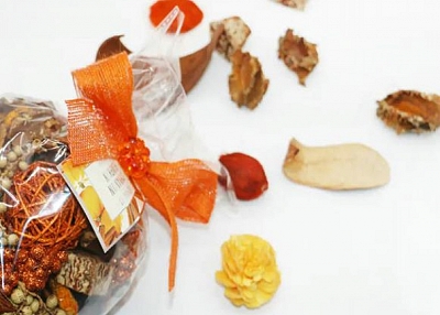 customized logo scented natural potpourri bags for fall