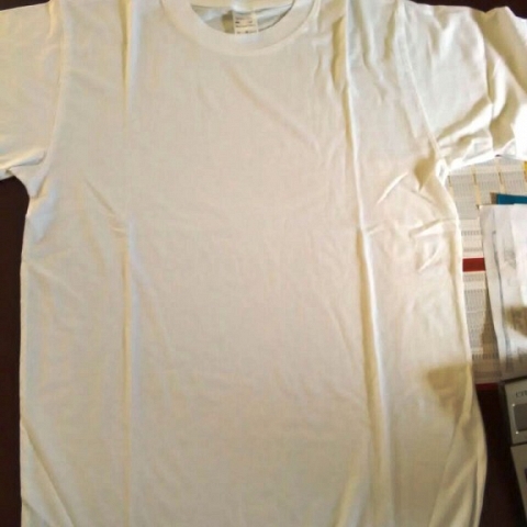  Men’s white Round Neck Short Sleeve T Shirt, Qunt- 85,500Pcs.