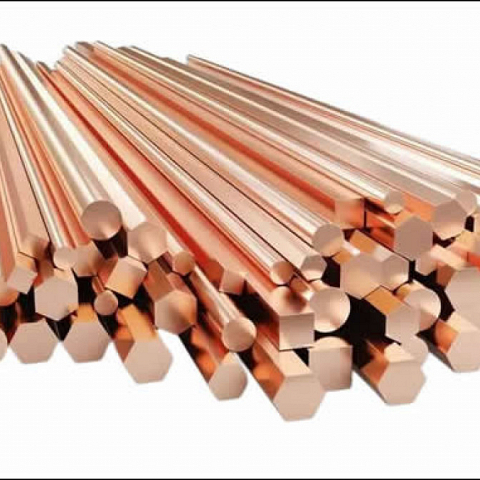 Copper Hexagonal Bar