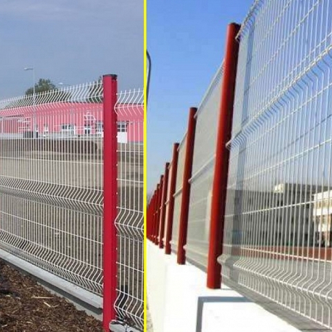  Peach Post Welded Wire Mesh Fence