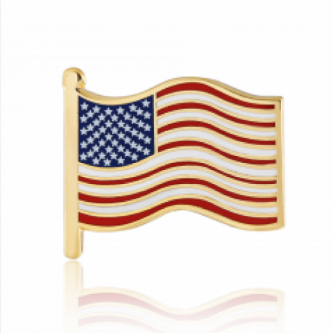 enamel pins for American flags