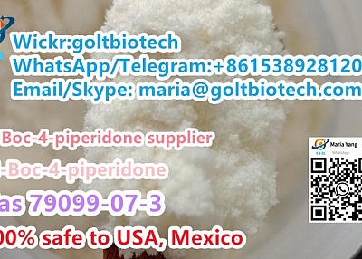 Cas 79099-07-3 N-Boc-4-piperidone source manufacturer Wickr:goltbiotech