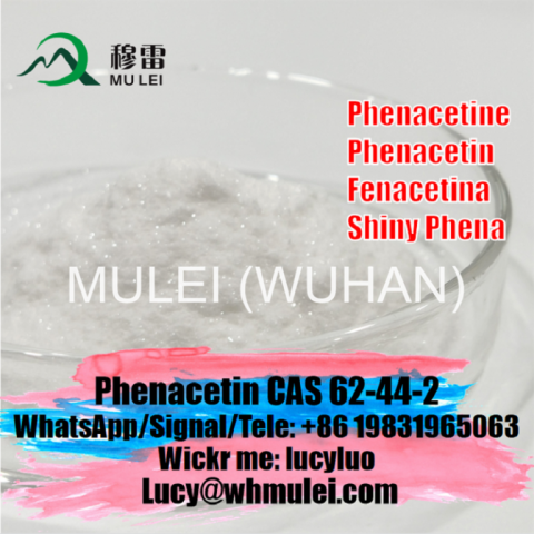 Fast Delivery Phenacetine CAS 62-44-2 Raw Shiny Phenacetin Powder