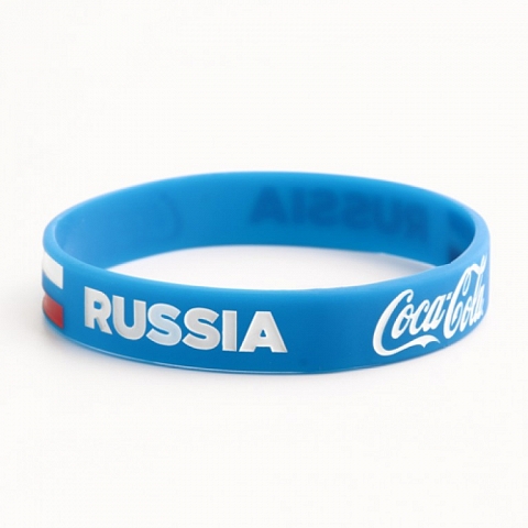 Coca cola and Russia wristbands