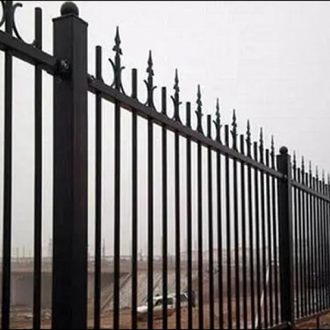 Wrought Iron Palisade Fence